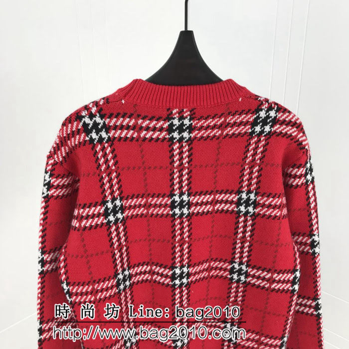 BURBERRY巴寶莉 18ss秋冬新款針織毛衣 延續經典格紋系列 官網同步發售 男女同款 ydi2636